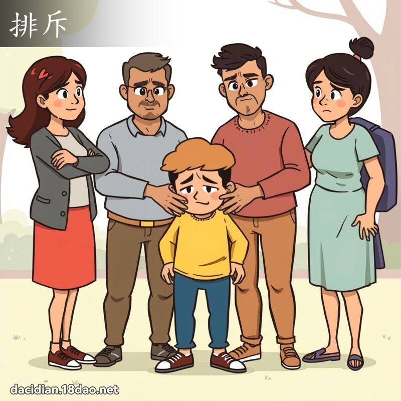 排斥 - 国语大辞典配图