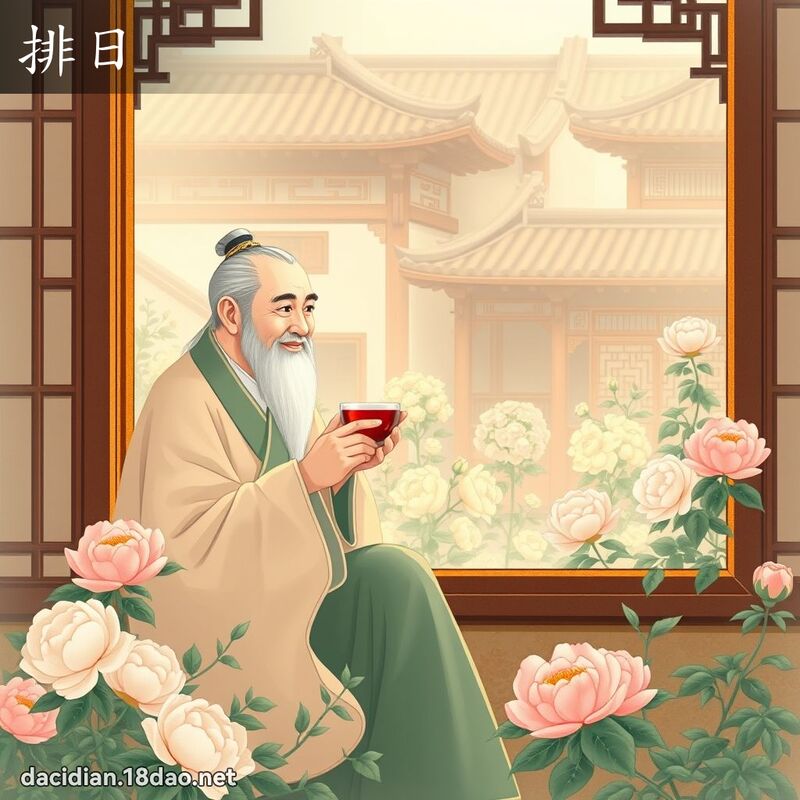 排日 - 國語大辭典配圖