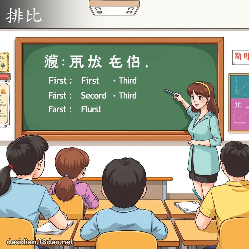 排比 - 國語大辭典配圖