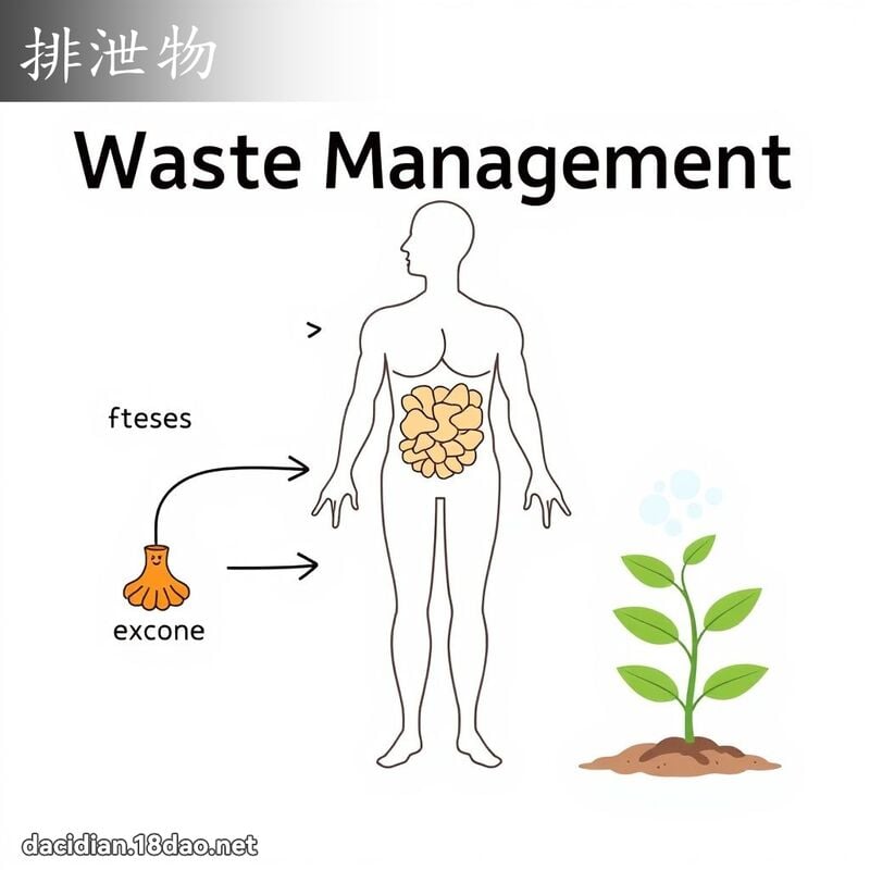 排泄物 - 国语大辞典配图