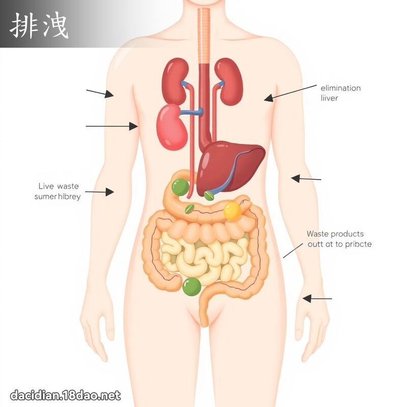 排洩 - 國語大辭典配圖