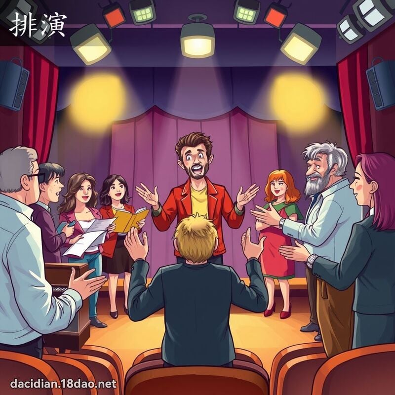 排演 - 国语大辞典配图