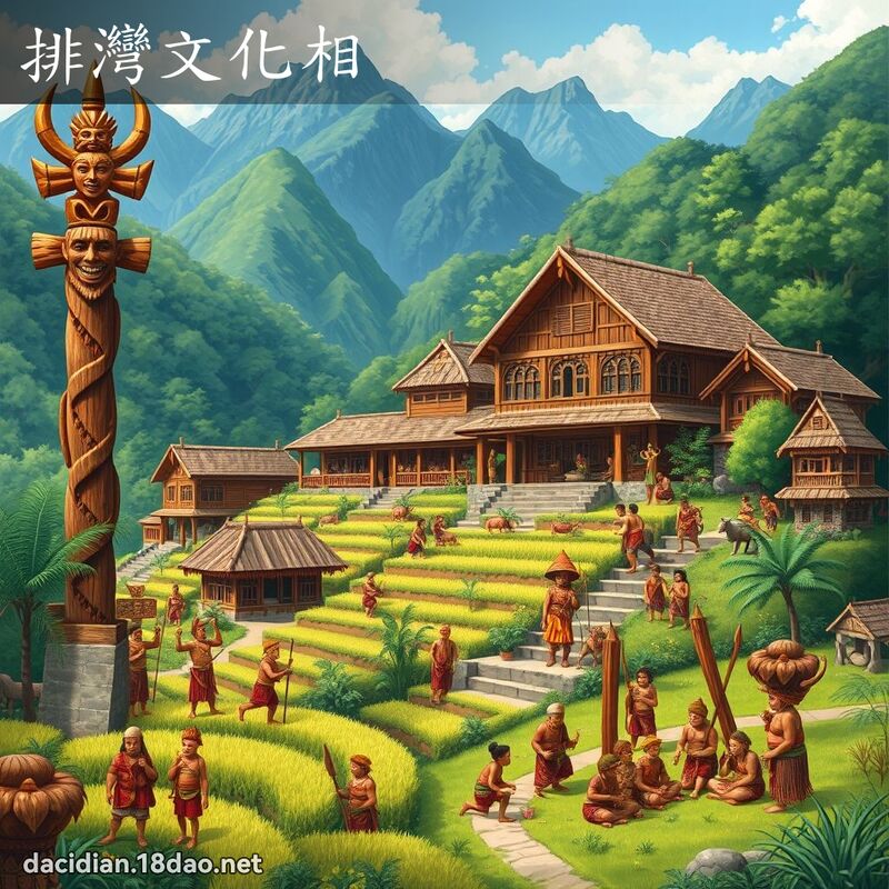 排湾文化相 - 国语大辞典配图