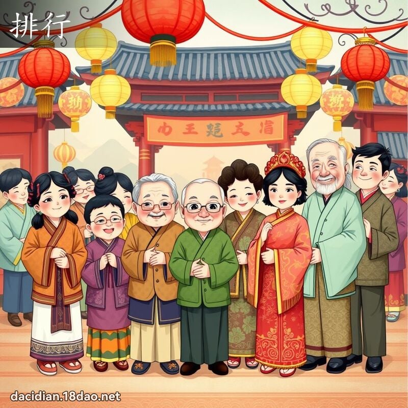 排行 - 国语大辞典配图