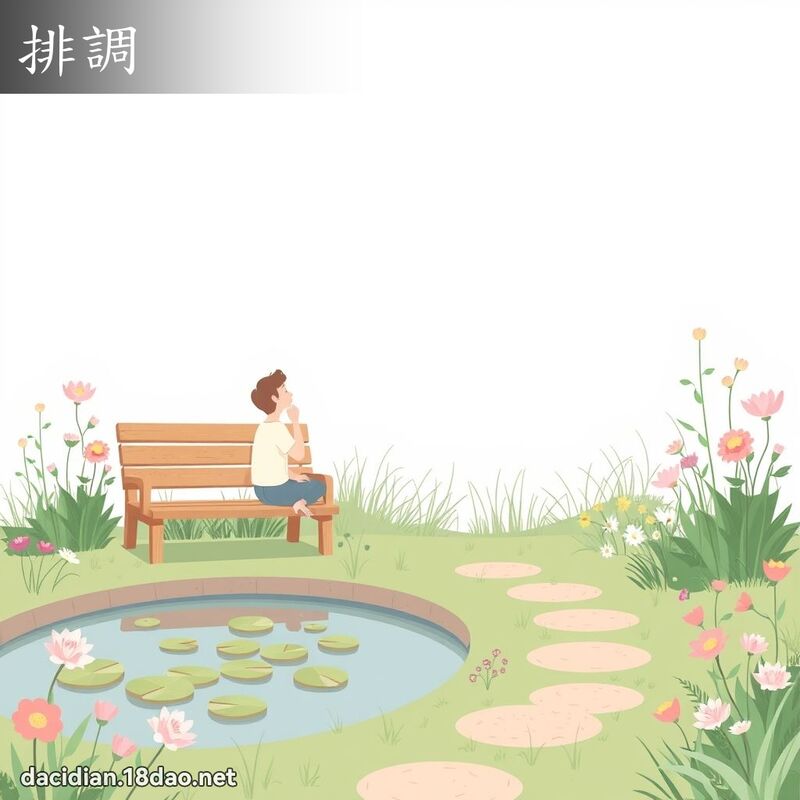 詞語: 排調 (多意詞)