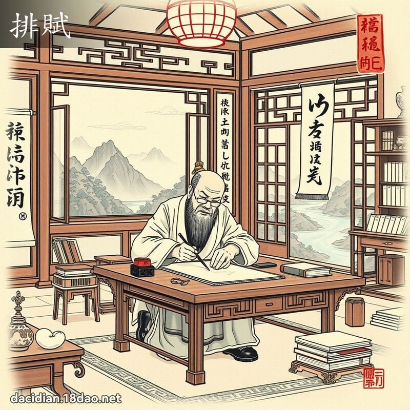 排赋 - 国语大辞典配图
