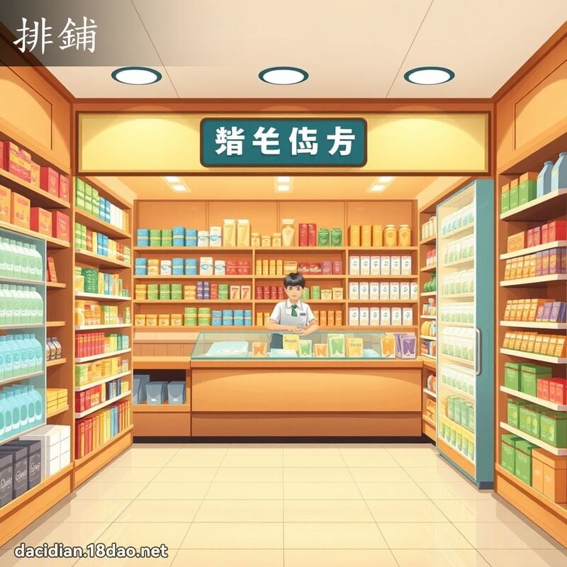 排铺 - 国语大辞典配图