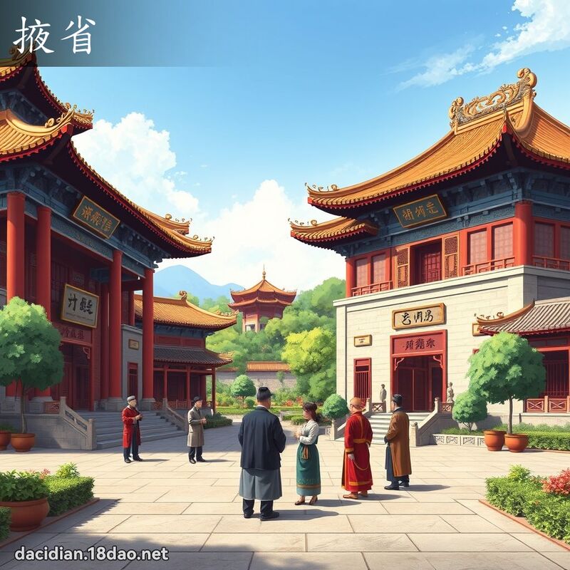 掖省 - 國語大辭典配圖