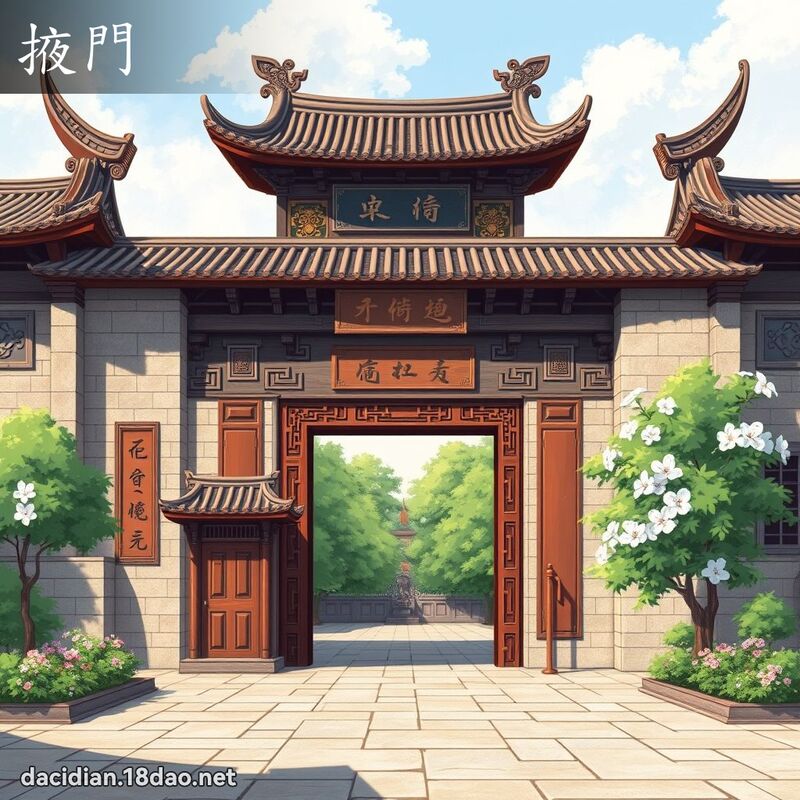 掖門 - 國語大辭典配圖
