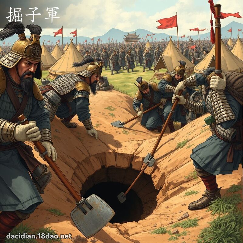 掘子军 - 国语大辞典配图