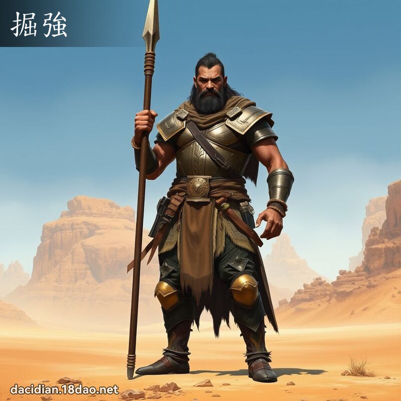 掘强 - 国语大辞典配图