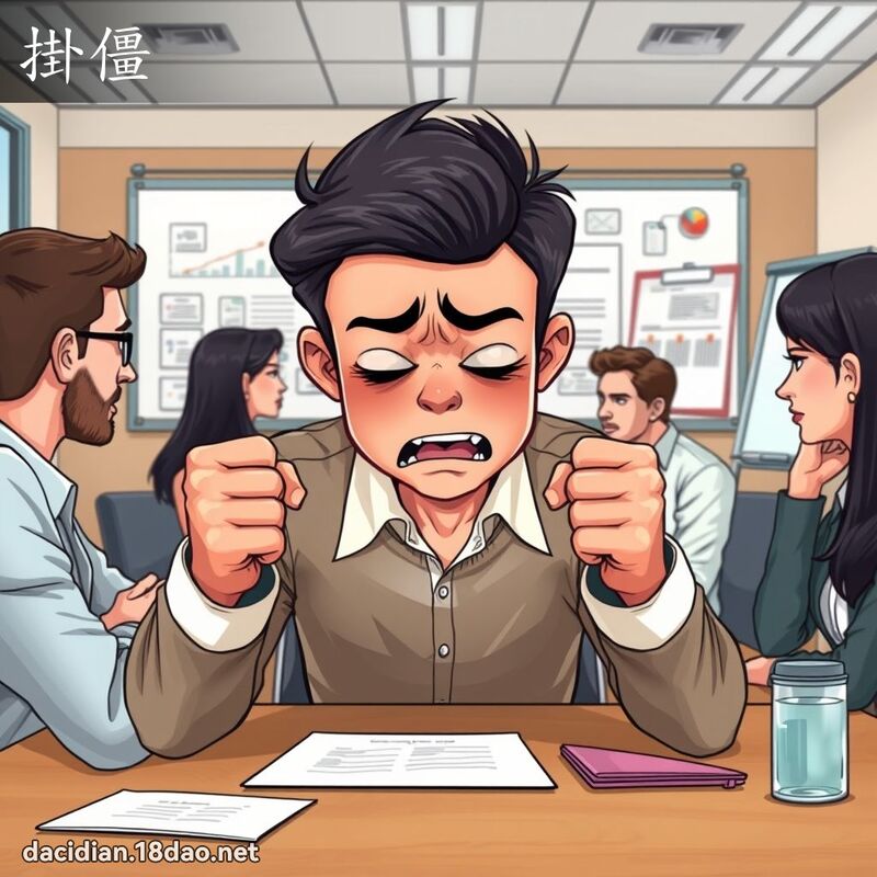 掛僵 - 国语大辞典配图