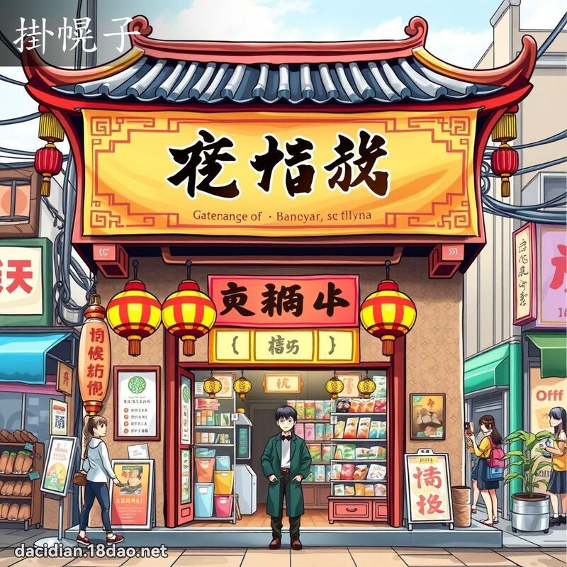 掛幌子 - 國語大辭典配圖