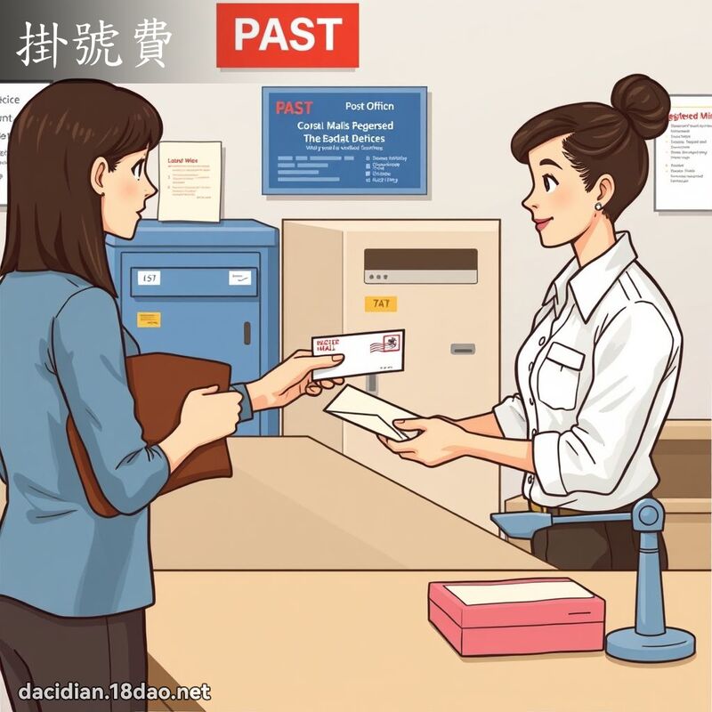 掛号费 - 国语大辞典配图