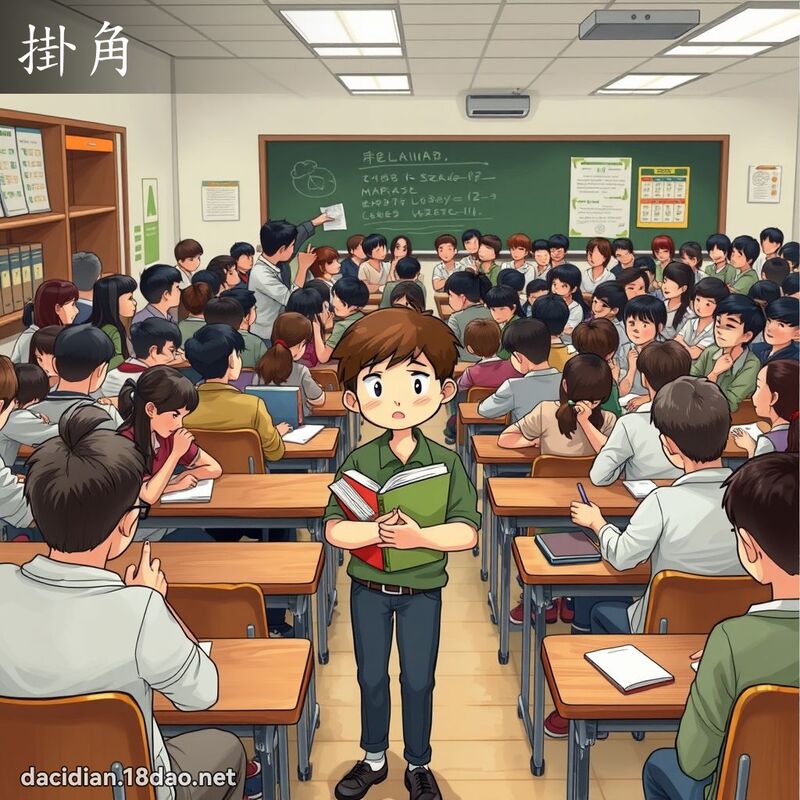 掛角 - 國語大辭典配圖