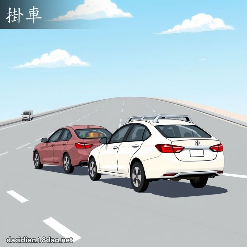 掛車 - 國語大辭典配圖