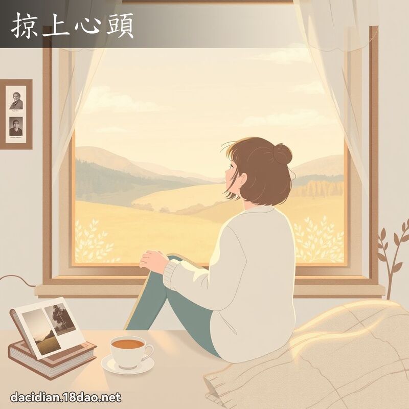 掠上心頭 - 國語大辭典配圖