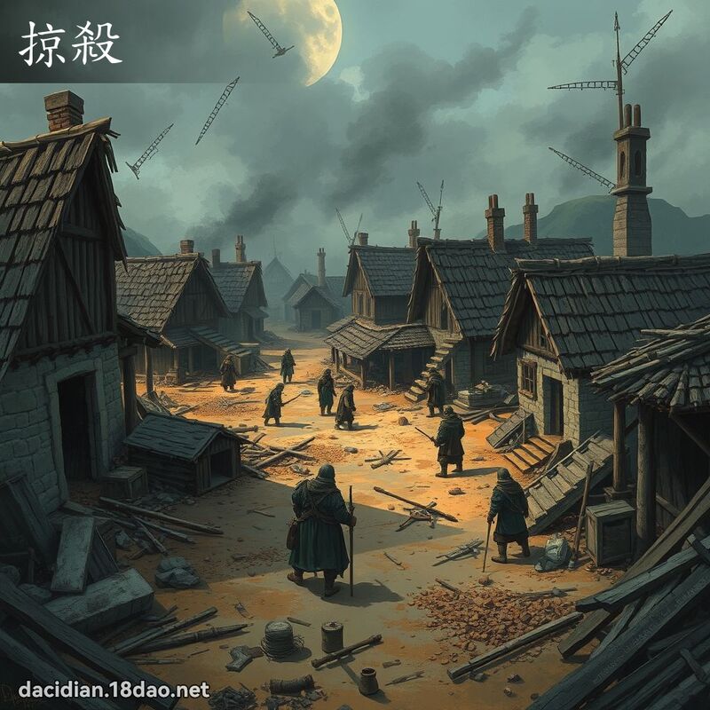 掠殺 - 國語大辭典配圖