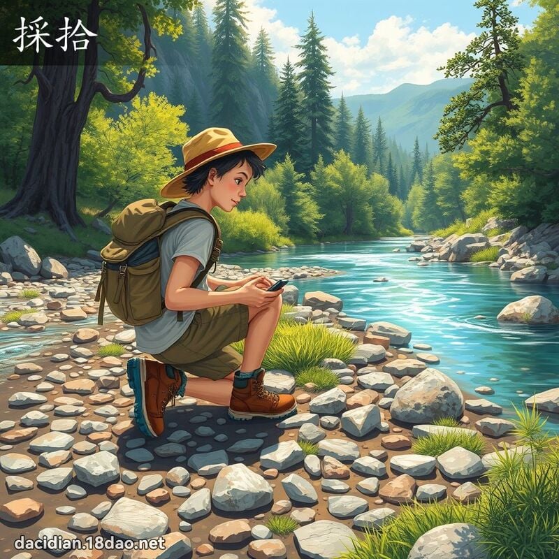 採拾 - 国语大辞典配图