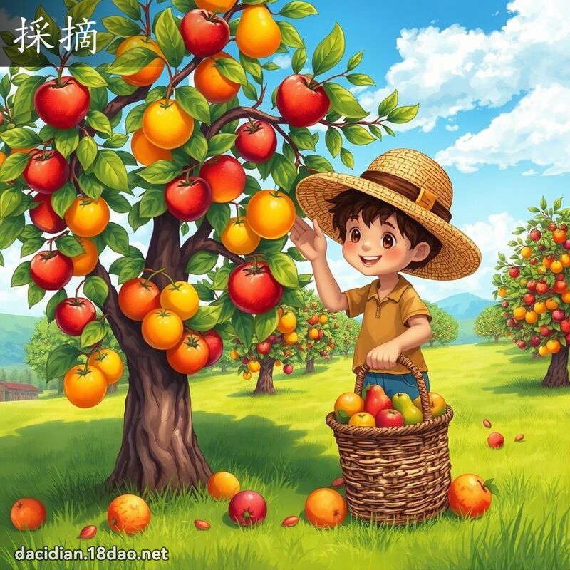 採摘 - 国语大辞典配图