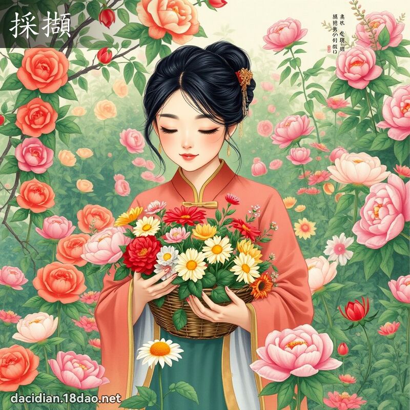 採擷 - 国语大辞典配图