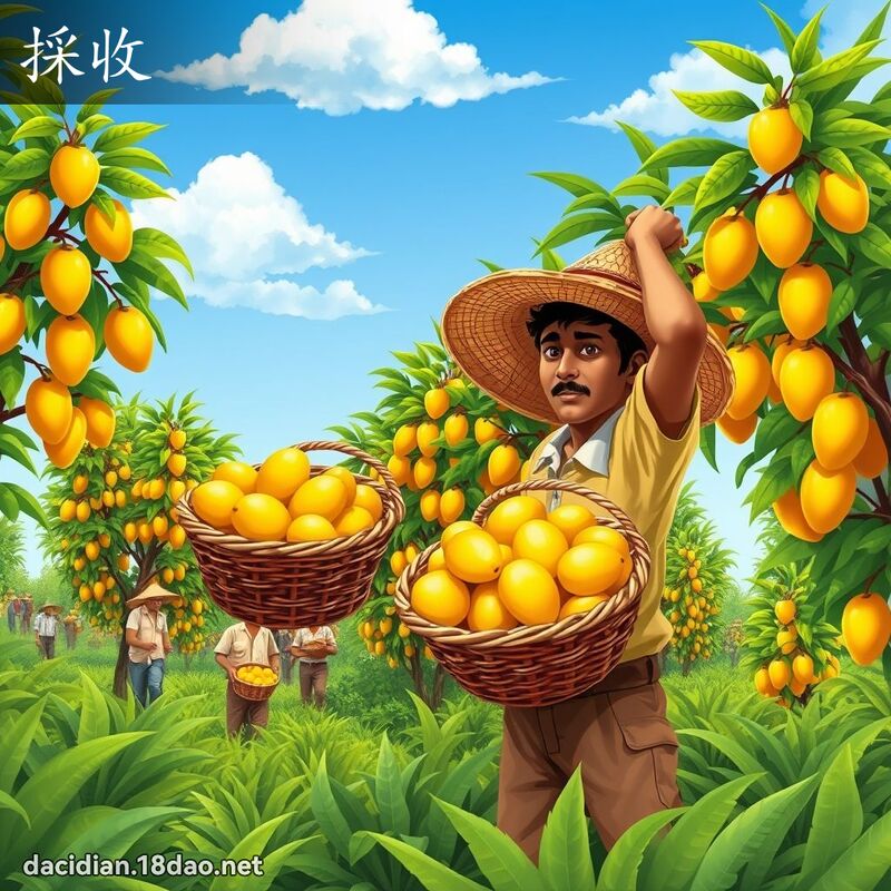 採收 - 國語大辭典配圖
