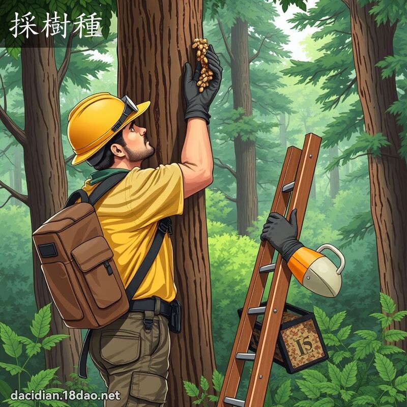 採樹種 - 國語大辭典配圖