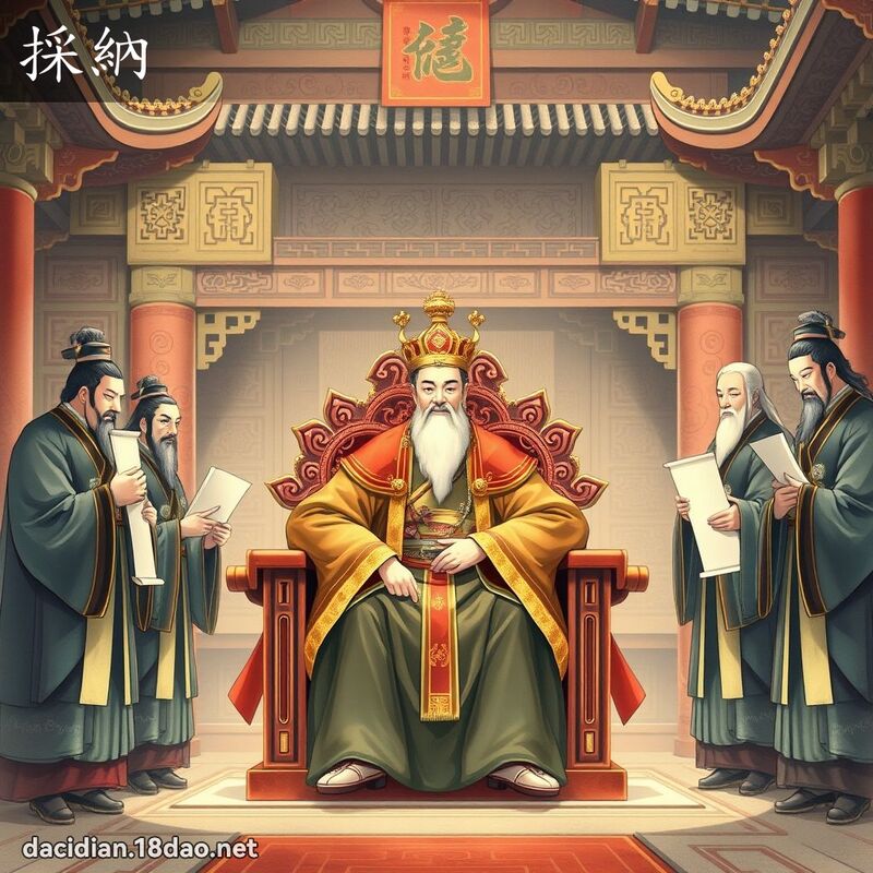 採納 - 國語大辭典配圖