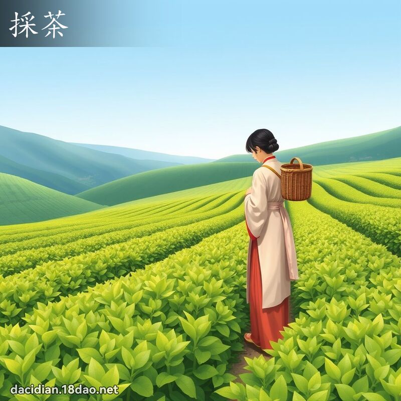 採茶 - 國語大辭典配圖