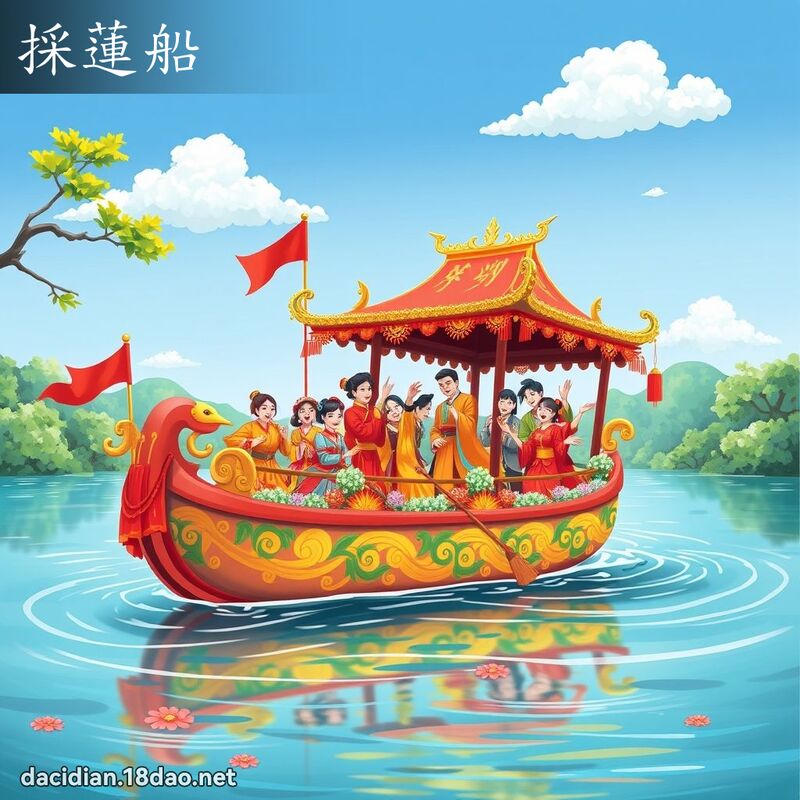採莲船 - 国语大辞典配图