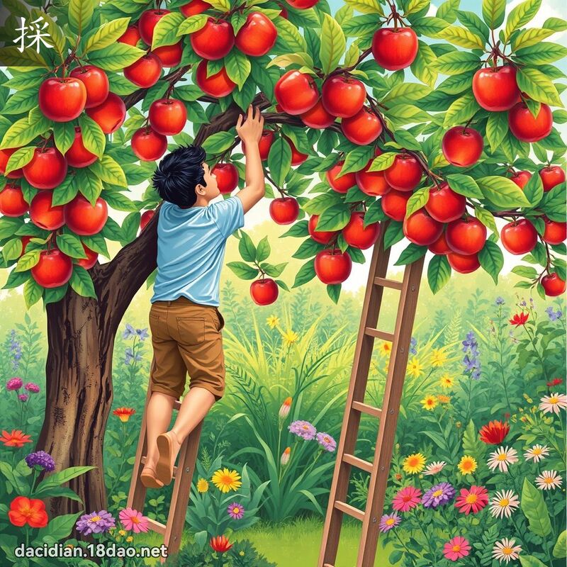 採 - 國語大辭典配圖