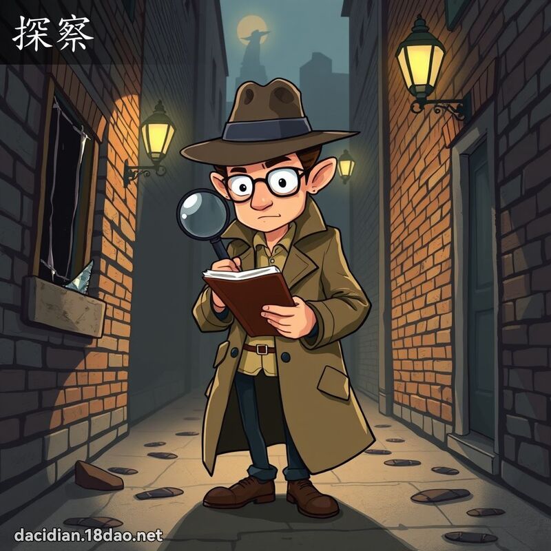 探察 - 國語大辭典配圖