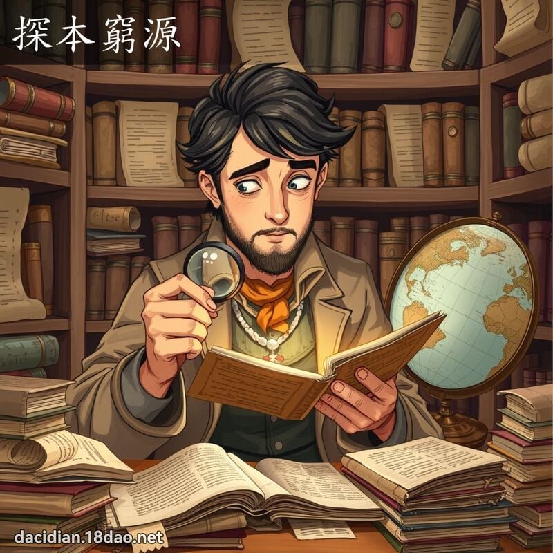 探本窮源 - 國語大辭典配圖