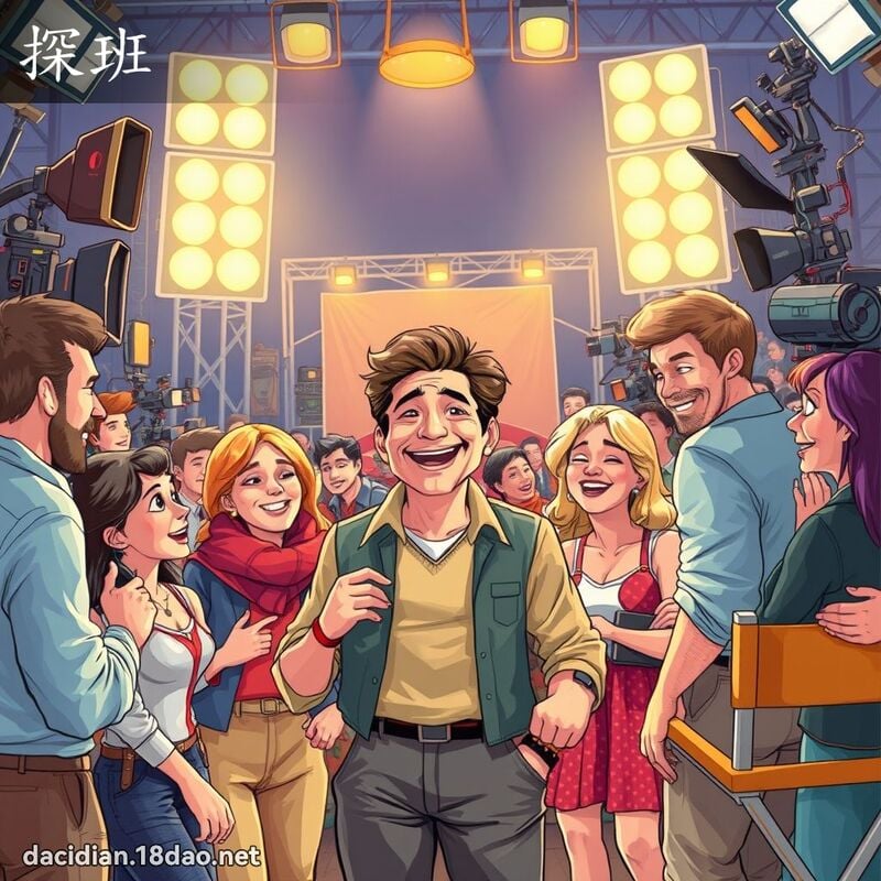 探班 - 国语大辞典配图