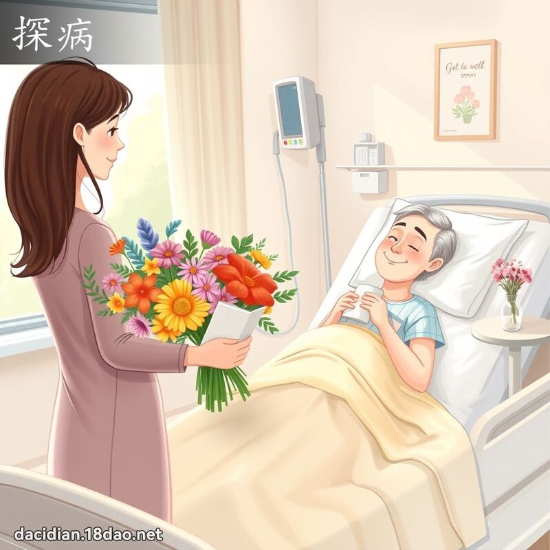 探病 - 國語大辭典配圖