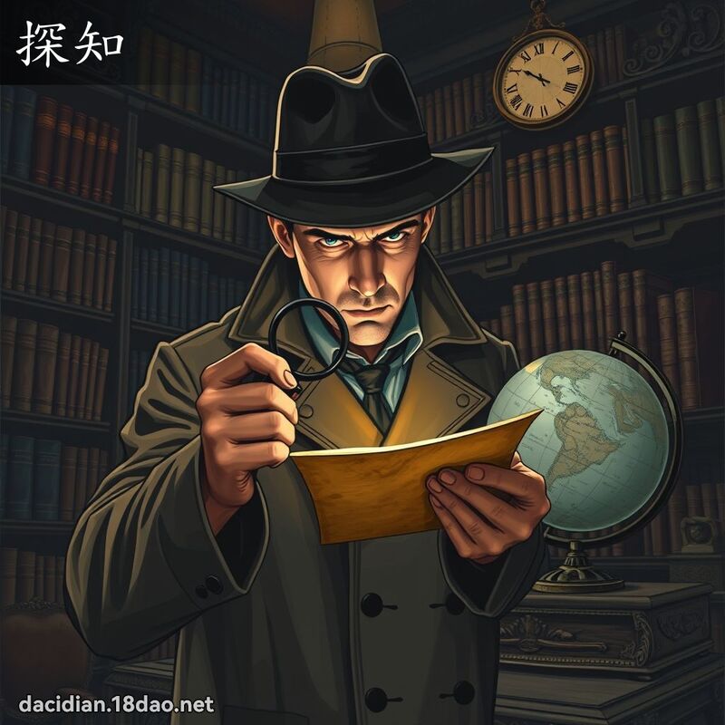探知 - 国语大辞典配图