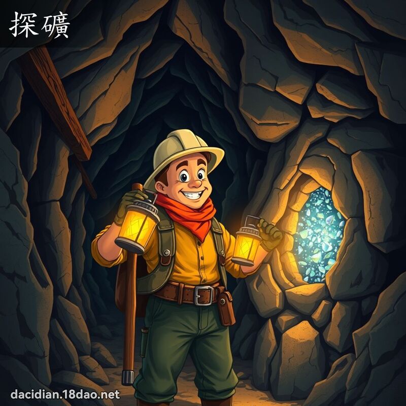 探礦 - 國語大辭典配圖