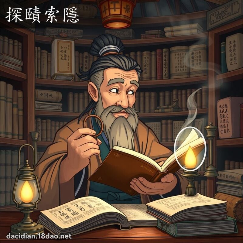 探賾索隱 - 国语大辞典配图