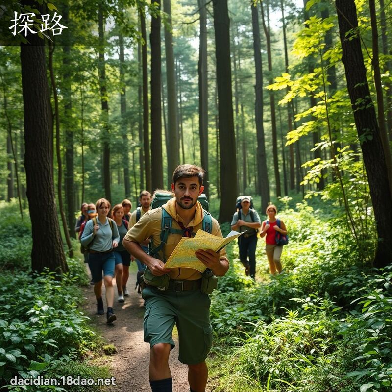 探路 - 國語大辭典配圖