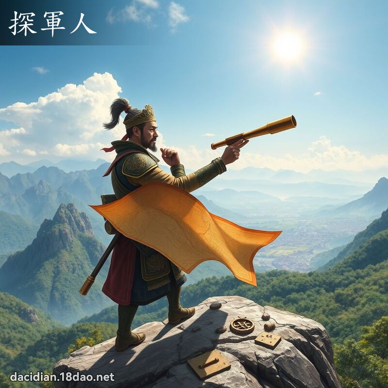 探軍人 - 國語大辭典配圖