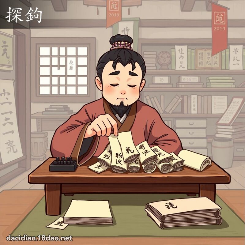 探鉤 - 国语大辞典配图