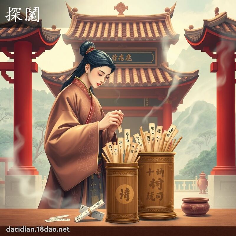 探鬮 - 国语大辞典配图