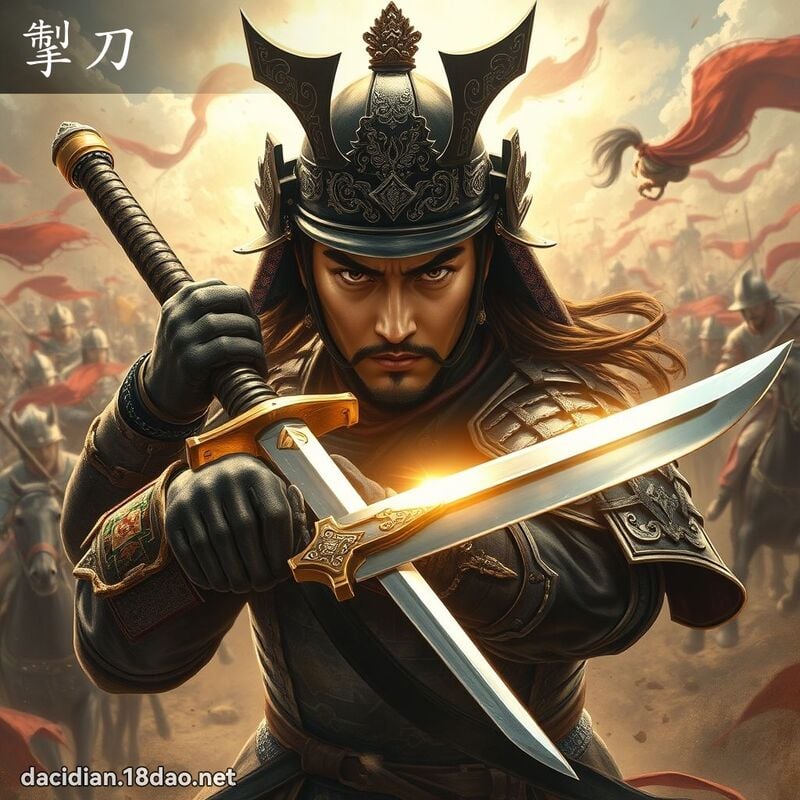 掣刀 - 国语大辞典配图