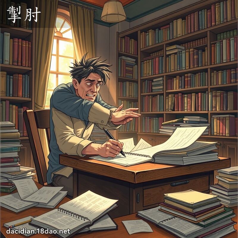 掣肘 - 国语大辞典配图