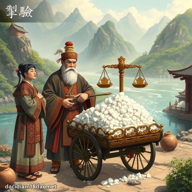掣驗 - 國語大辭典配圖
