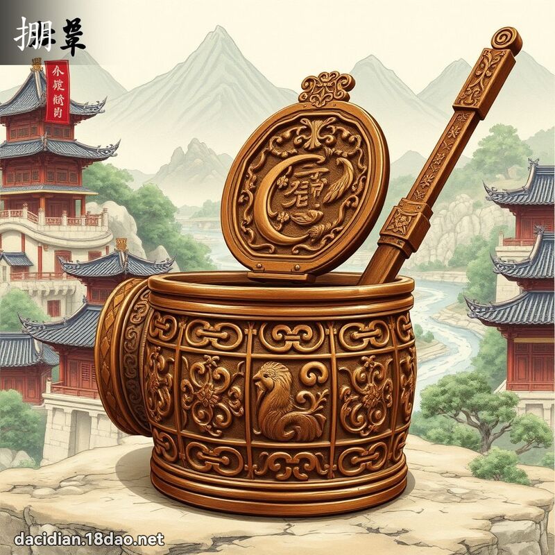 掤 - 國語大辭典配圖