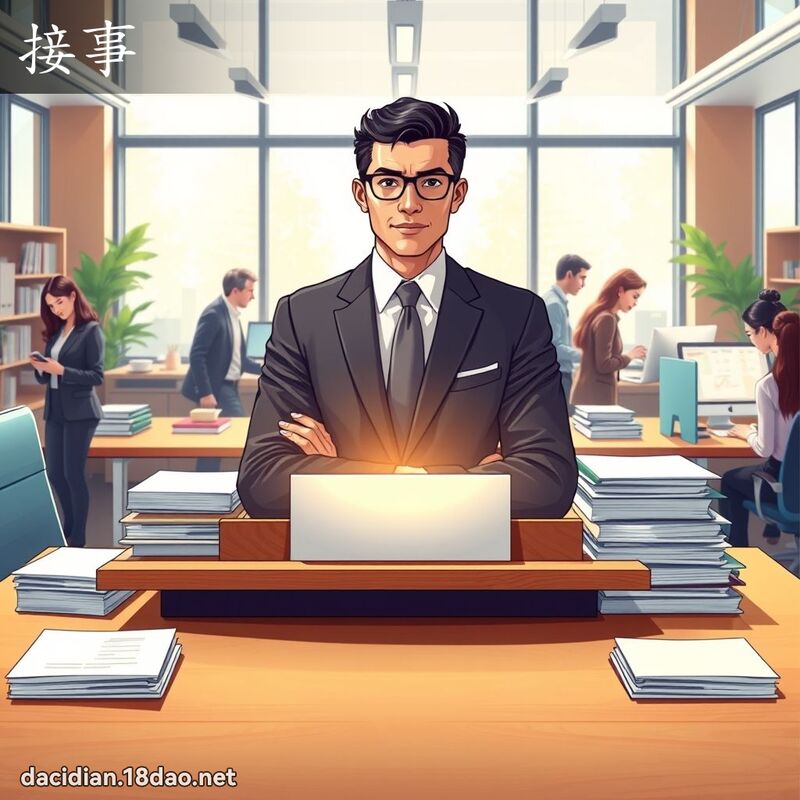 接事 - 国语大辞典配图