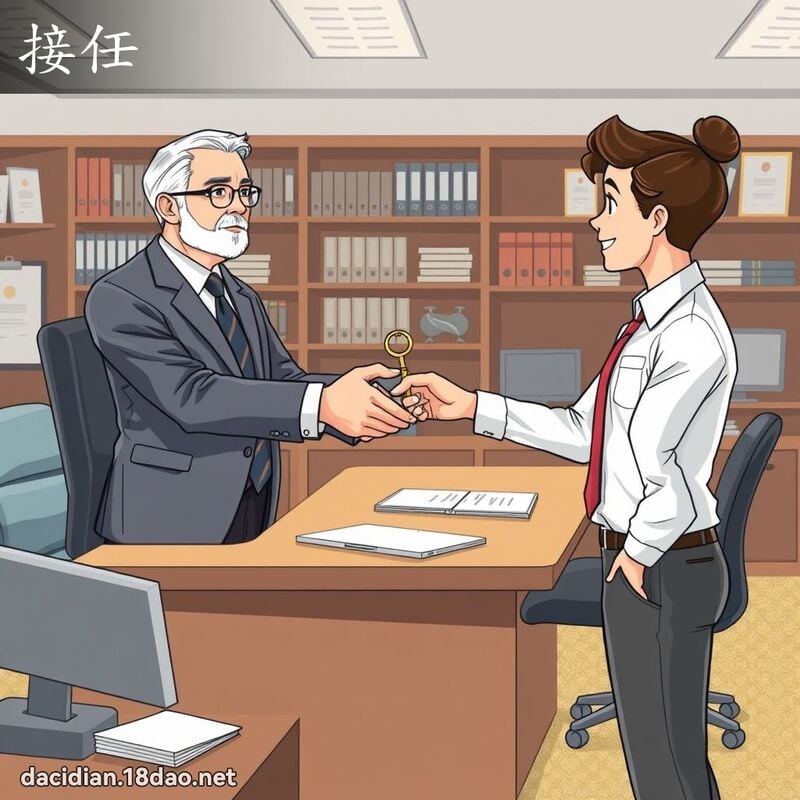 接任 - 国语大辞典配图