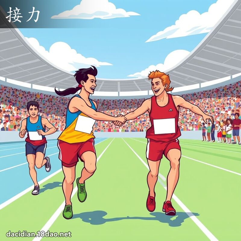 接力 - 國語大辭典配圖