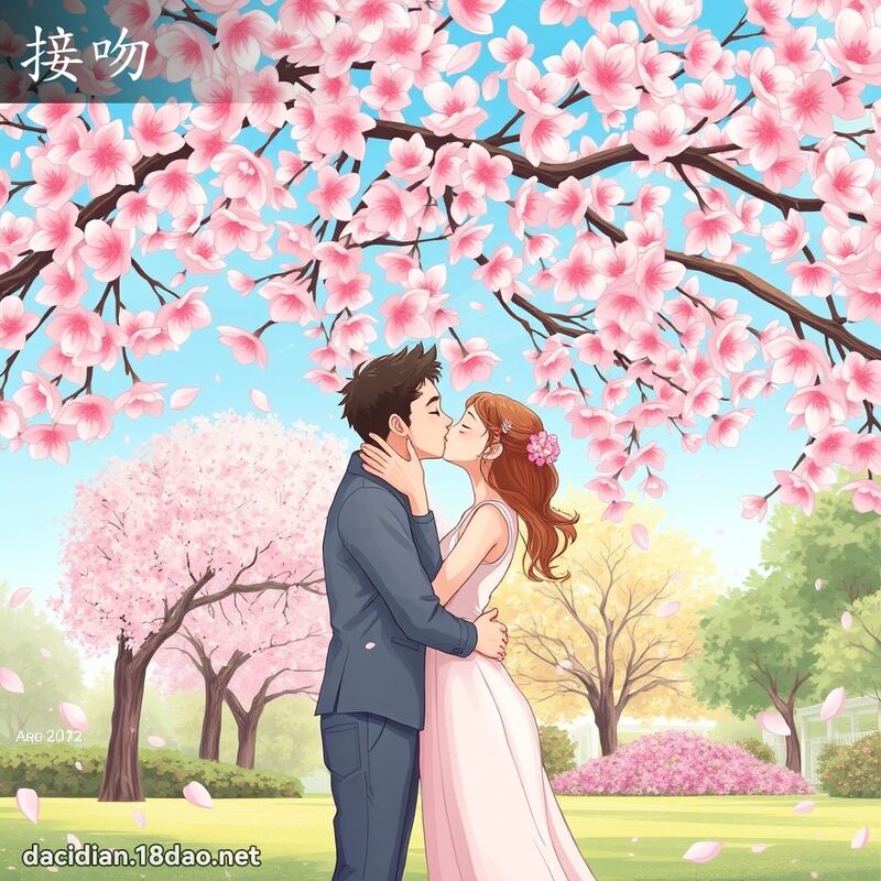 接吻 - 國語大辭典配圖